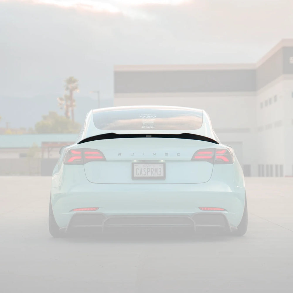 TESLA MODEL 3 CARBON FIBER SPOILER V2