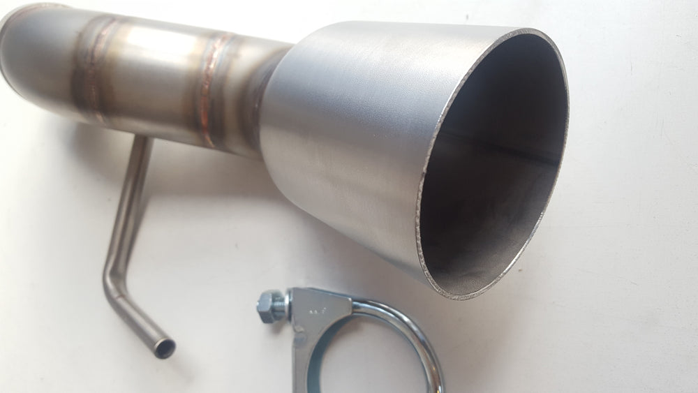 Endrohr der Auspuffanlage Corsa D GSI 01.060.005a rund 90mm (01.060.005a2)