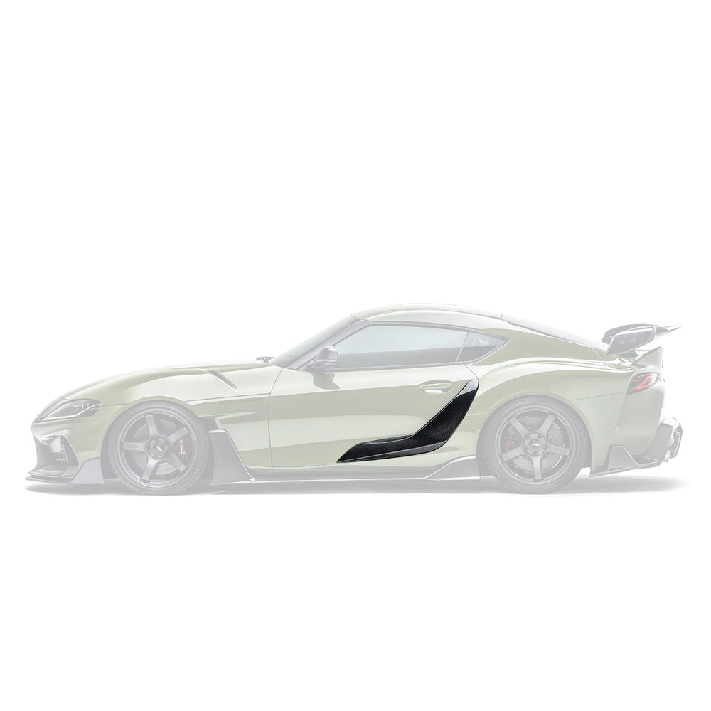 TOYOTA GR SUPRA CARBON FIBER DOOR GARNISHES