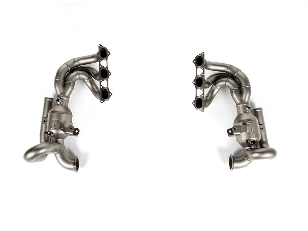 E-PO/T/9 Evolution Header Set (Titanium) - Porsche GT3 Touring (992.2)