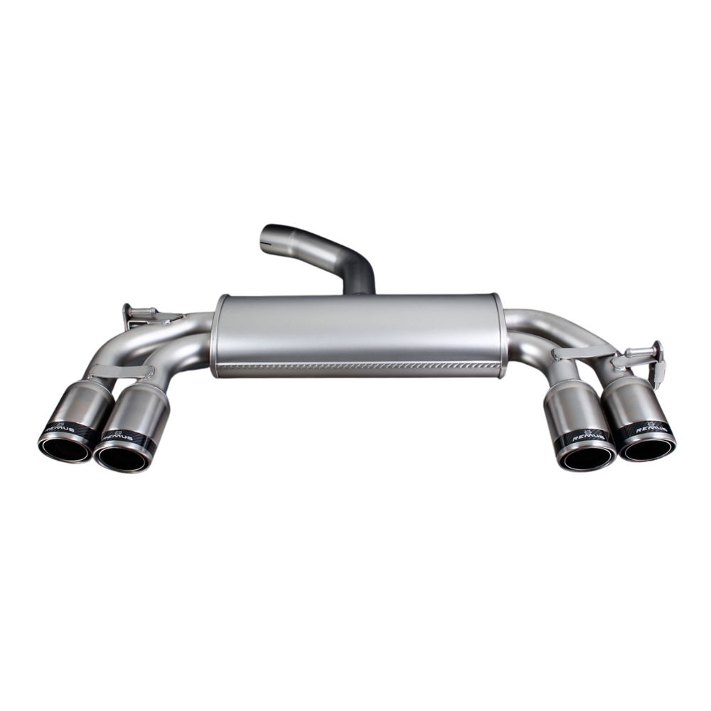Axle Back Sportauspuff für VW Golf 6 1K / Scirocco 3 13 - Sportschalldämpfer mit li/re je 2 Endrohren