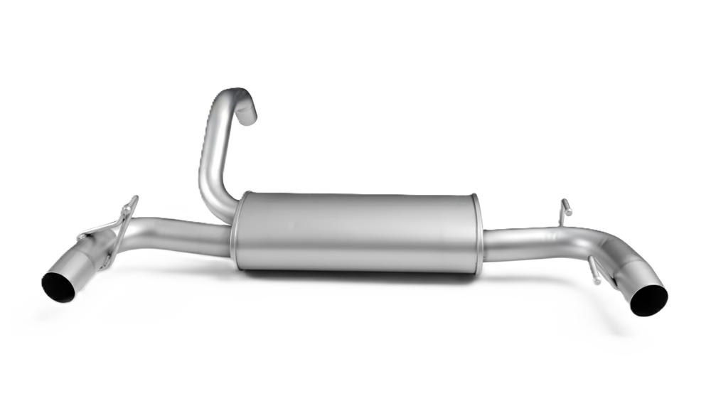 Axle-Back Anlage für Abarth 500 Typ(e) 312 - Endrohr-Set, 98mm, Street Race