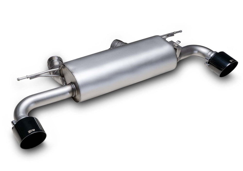 Axle Back Anlage for Toyota GR Supra (JTSC/JBSC) - Sportschalldämpfer mittig / Endrohrsatz, 115mm abgewinkelt, verchromt
