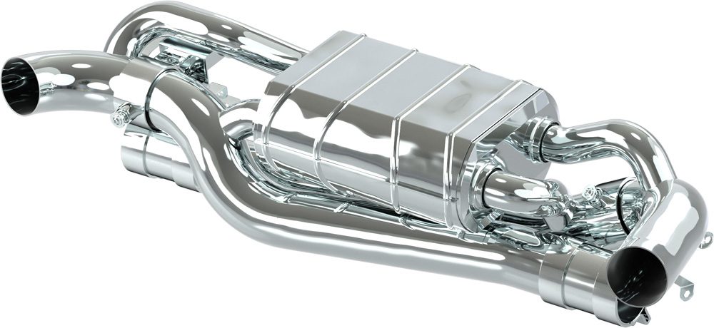 Porsche Carrera S 992 - Endschalldämpfer zur Verwendung mit OEM Kats/OPF, incl. programmierbarer Steuerung CES-3 mit ECE Genehmigung