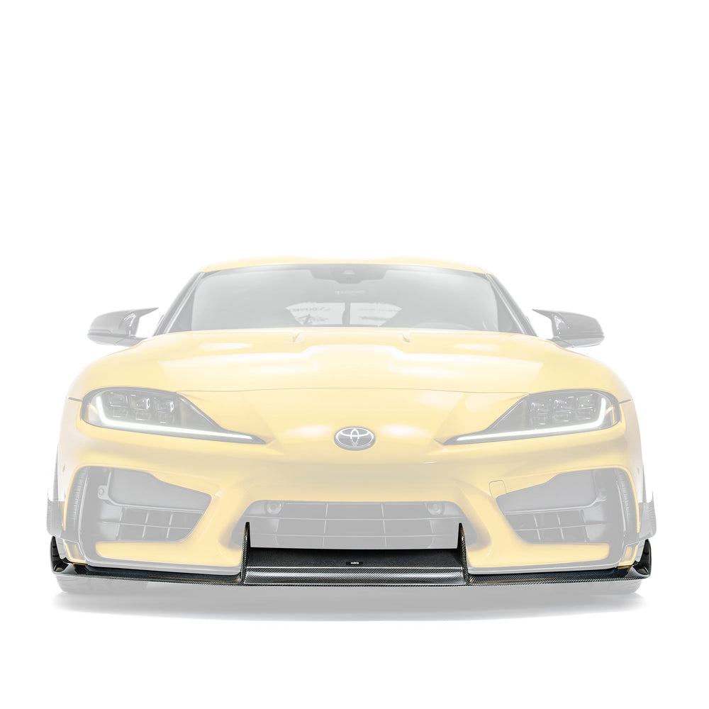 TOYOTA GR SUPRA CARBON FIBER FRONT LIP V2 (ADRO BUMPER)