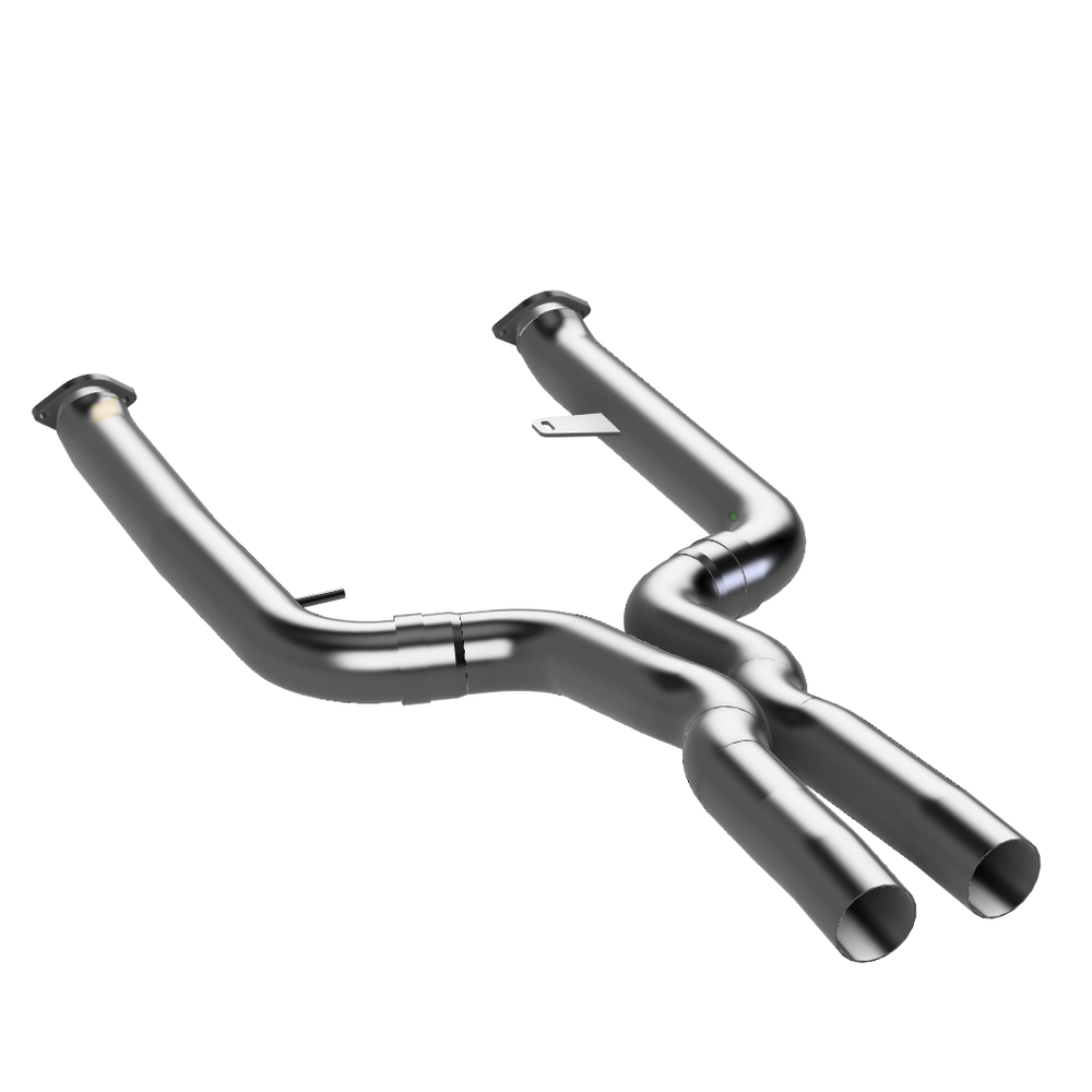 3,5" Track-X-Pipes - BMW M2 / M3 / M4 G-Serie (S58-Motor) - 3.5" Verrohrung der ULTRA Abgasanlage / ohne Zusatzelektronik