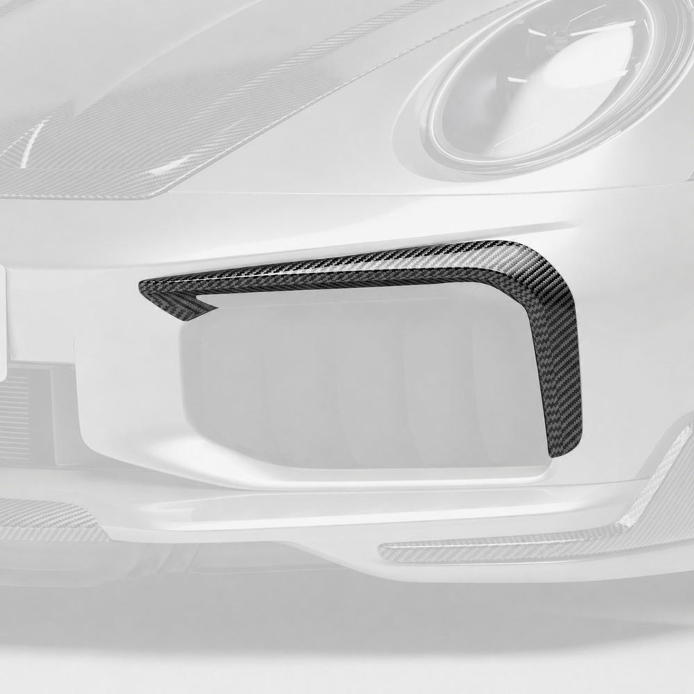 TECHART Carbon Air Frames für 992.2 Turbo S - Lackierfähig