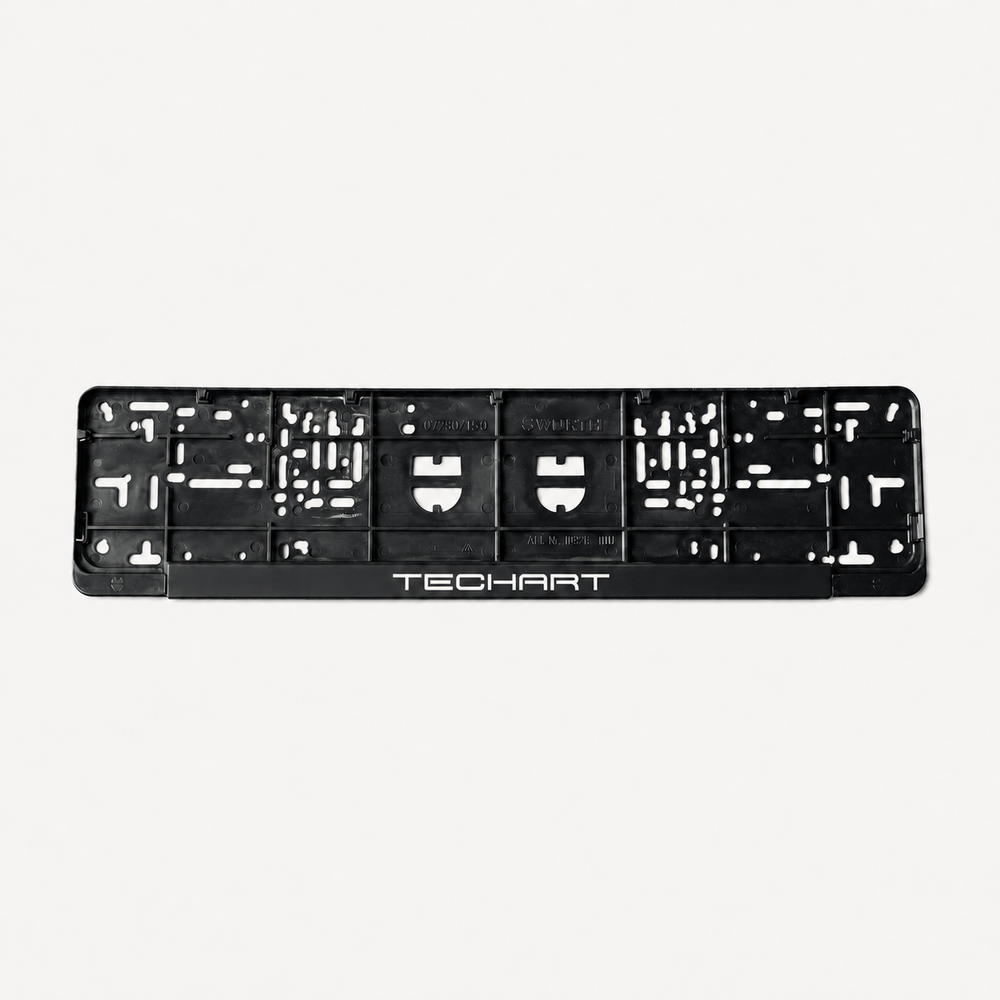TECHART Kennzeichenhalter Set