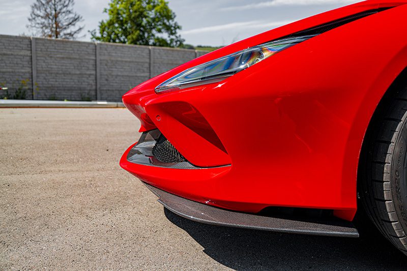 Ferrari F8 Tributo | Carbon - Außenspiegelgehäuse-Satz (rechtes und linkes) - Gewebe L glanzlackiert