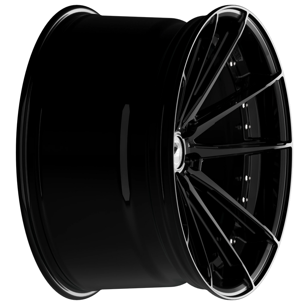 SixNine FF-THREE 11x22 ET10 5x112 GlossyBlack
