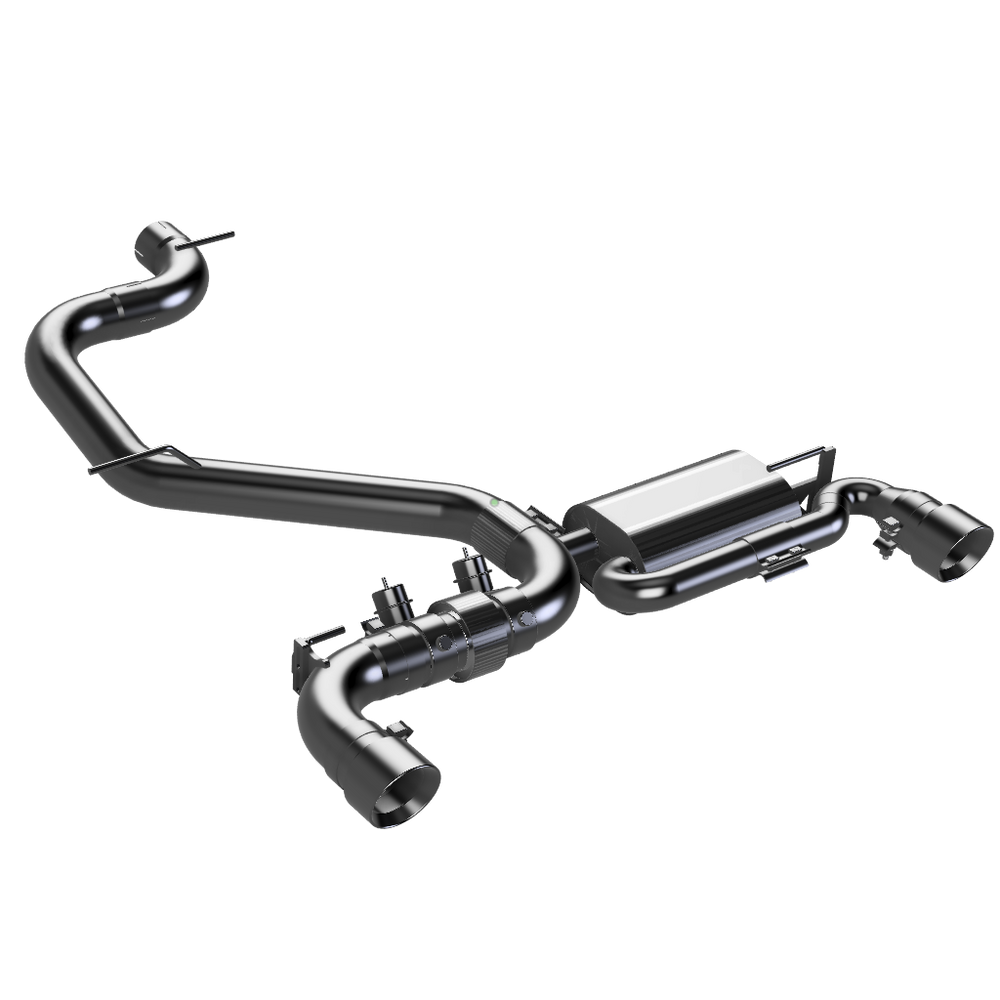 3.5" ULTRA Abgasanlage - Scirocco R - Endrohr Typ 4 - 101mm mit Einsatz - 15° abgeschrägt