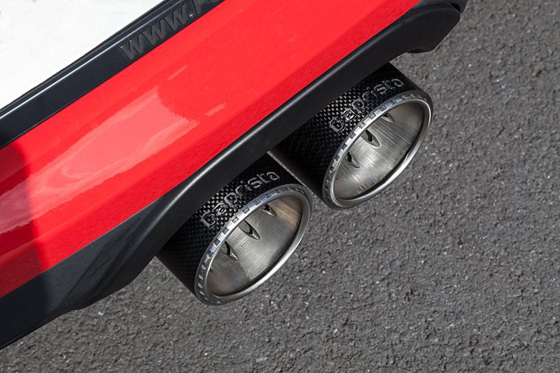 Porsche Cayman GT4 981 - Endschalldämpfer und CES-3 , mit polierten Endrohren. Die Anlage ist mit ECE Genehmigung. Bitte beachten Sie die zulässigen Fahrzeugtypen in der ECE Genehmigung (außer Boxster)