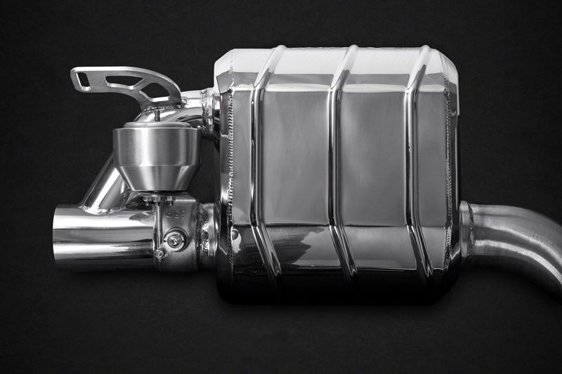 Mercedes SL65 R231 - Downpipes mit 100 Zellen Sportkats und Mittelschalldämpferersatzrohren