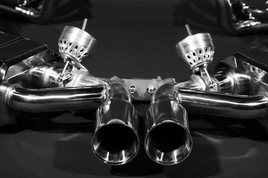 Porsche 987 Boxster MK1 - Endschalldämpfer (ohne Katalysatoren), Krümmer und CES-3 oder EVCU-1