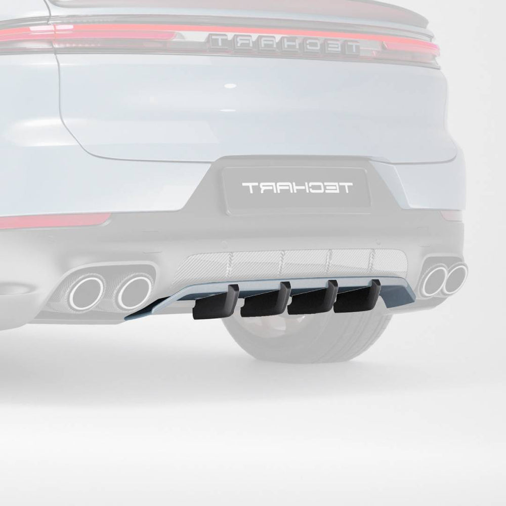 TECHART Heckdifusor "Four Fast Fins" (E3.2 SportDesign) - Carbon matt