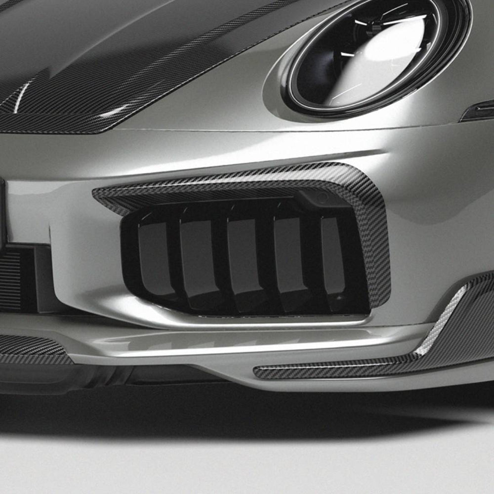 TECHART Carbon Air Frames für 992.2 Turbo S - Carbon Glänzend