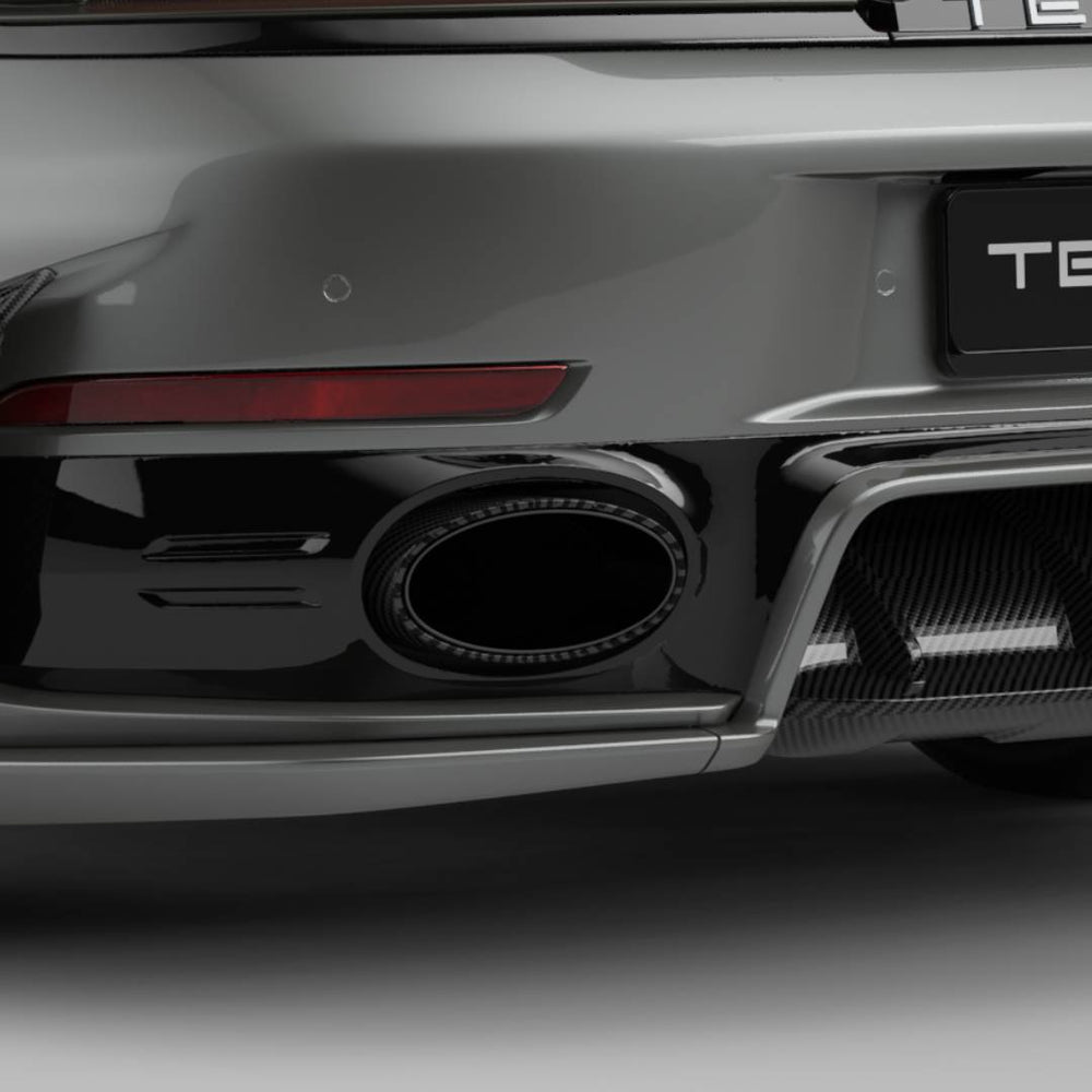 TECHART Carbon Sportendrohre für 992.2 Turbo S