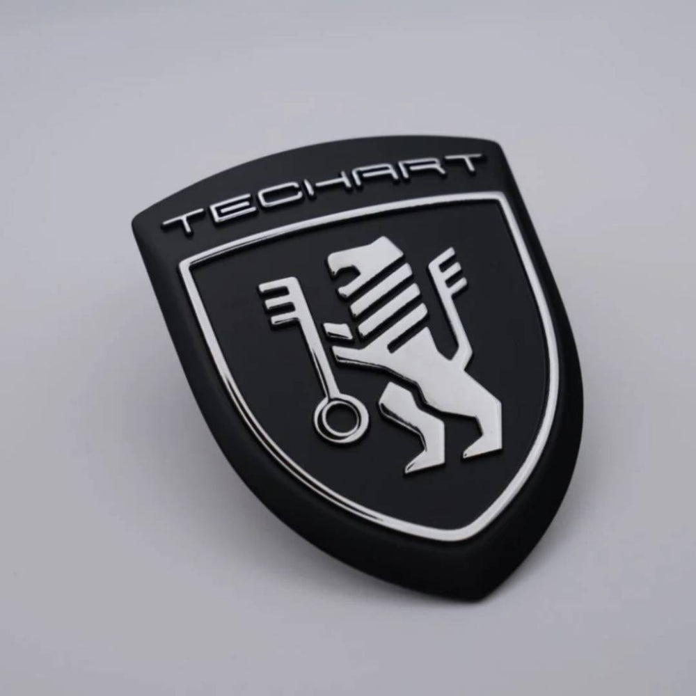 TECHART Hauben Wappen - Taycan (9J1) / Chrom