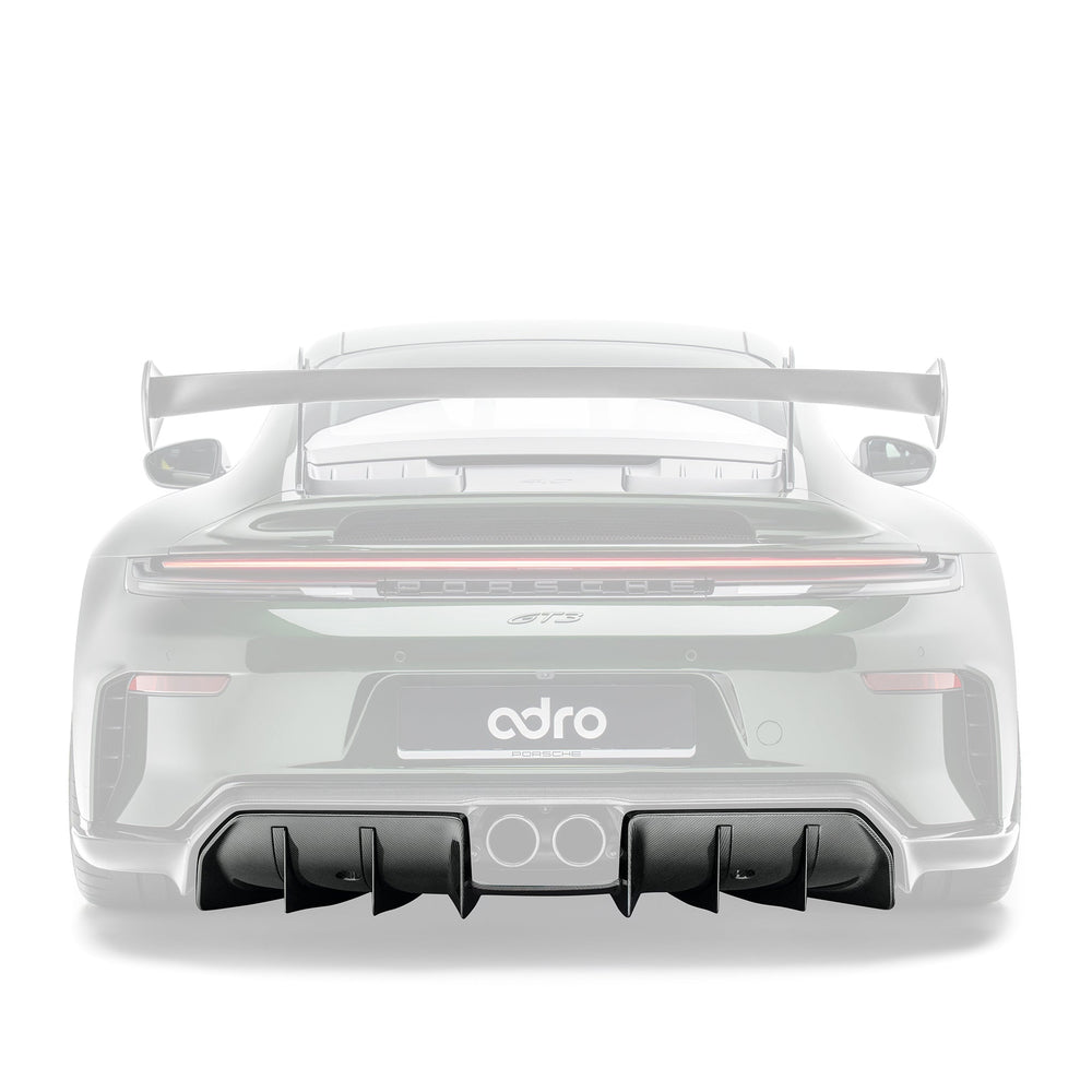 PORSCHE 992.2 GT3 PREPREG CARBON FIBER REAR DIFFUSER