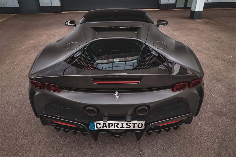 Ferrari SF90 Carbon - Heckspoiler mit Teilegutachten