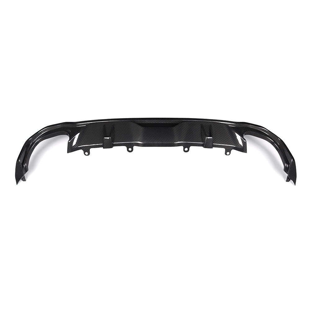 SOOQOO Heckdiffusor Doppelrohr-Version Carbon passend für BMW 4er (G26)