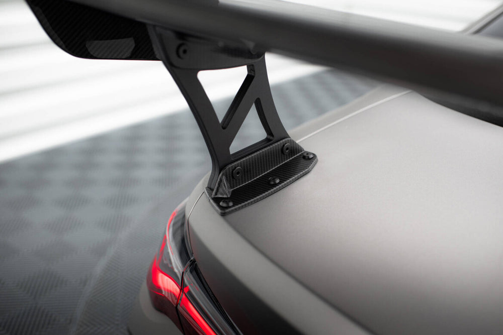 Maxton Carbon Division - Carbon Heckspoiler Heckflügel Standfuß Außen passend für BMW M4 G82 / G82 FL / M440i / 4 M-Paket G22 / G22 FL