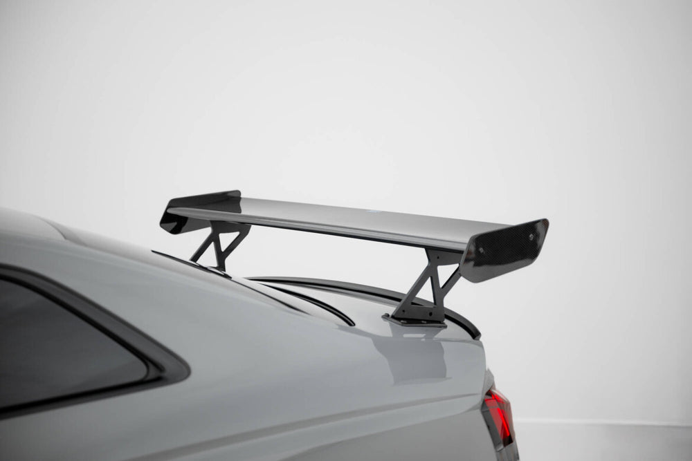 Maxton Carbon Division - Carbon Heckspoiler Heckflügel Standfuß Außen V.1 passend für Audi A5 / A5 S-Line / S5 / RS5 Coupe F5 / F5 FL