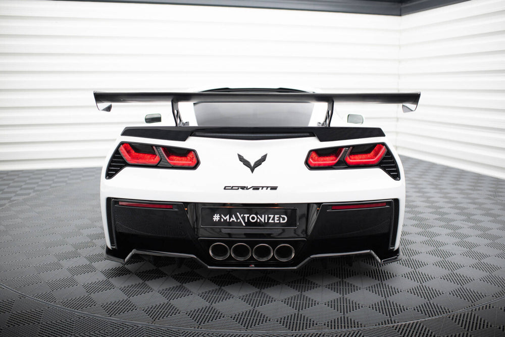 Maxton Carbon Division - Carbon Heckspoiler Heckflügel Standfuß Innen passend für Chevrolet Corvette Stingray / Grand Sport C7