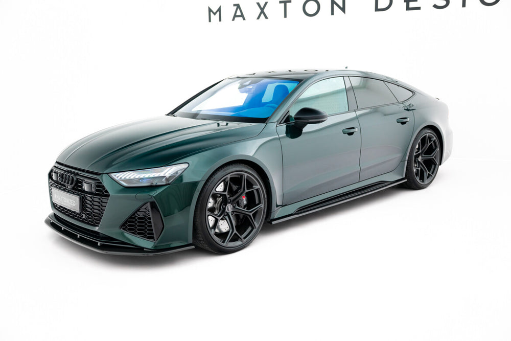 Maxton Carbon Division - Carbon Seitenschweller Ansatz (Paar) passend für Audi RS7 C8
