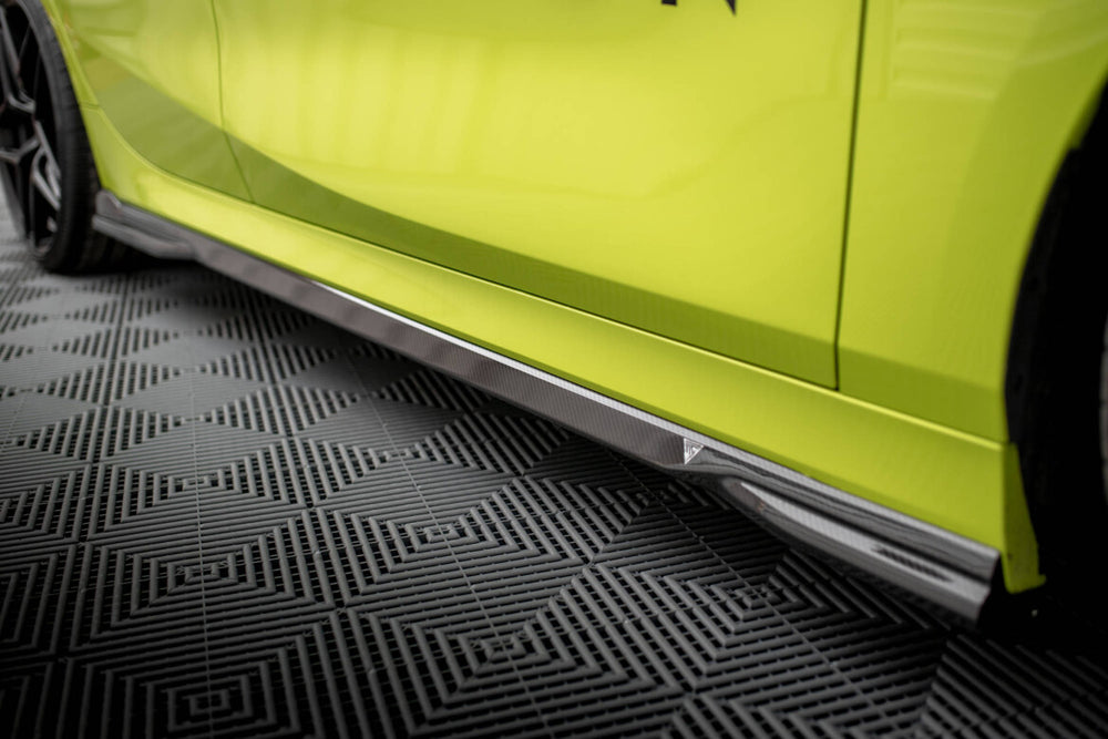 Maxton Carbon Division - Carbon Seitenschweller Ansatz (Paar) passend für BMW 1er M-Paket/ M135i / 128ti F40