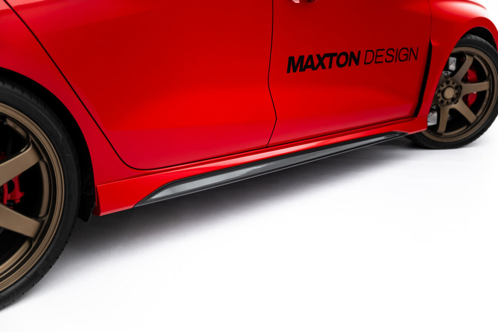 Maxton Carbon Division - Carbon Seitenschweller Ansatz (Paar) V.2 passend für Audi RS3 Limousine 8Y FL