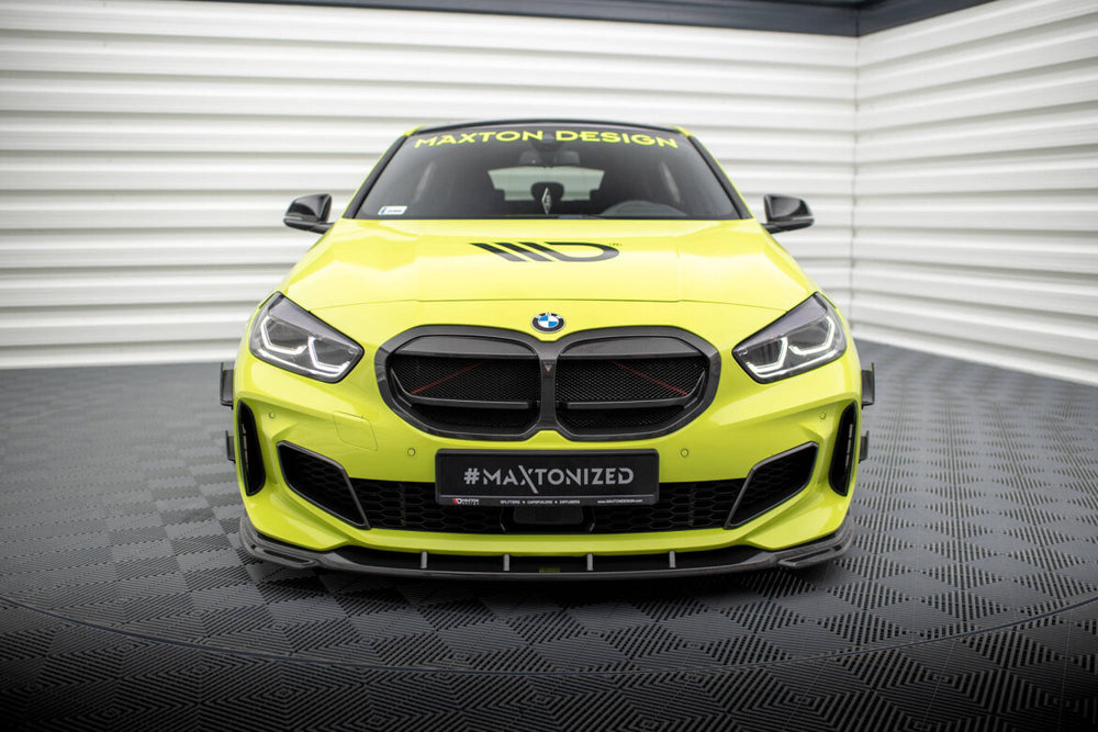Maxton Carbon Division - Carbon Stoßstangen Flaps Wings vorne Canards passend für BMW 1er M-Paket / M135i / 128ti F40
