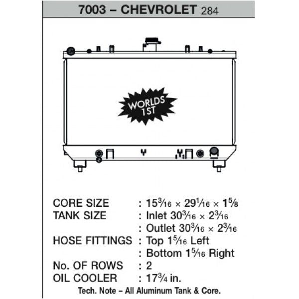 CSF Wärmetauscher Wasserkühler für Chevrolet Camaro V8 2010-2012 (Automatik und Handschalter)