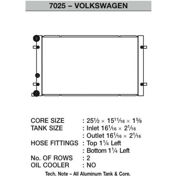 CSF Wärmetauscher Wasserkühler für VW Golf GTI und Jetta GLI 1999-2006