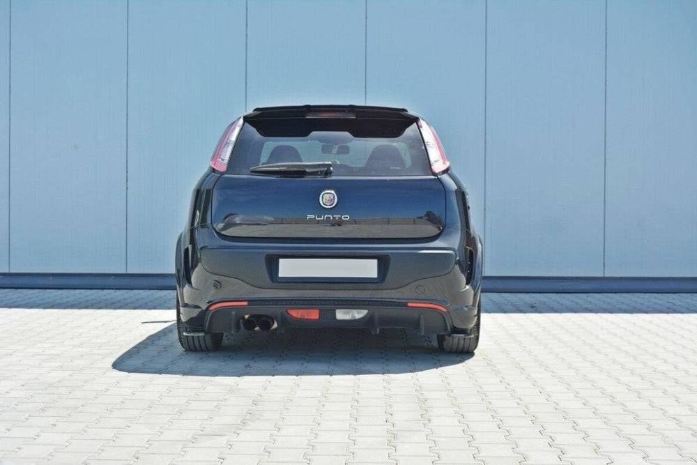 Maxton Parts - Diffusor Flaps passend für ABARTH Punto Evo schwarz Hochglanz