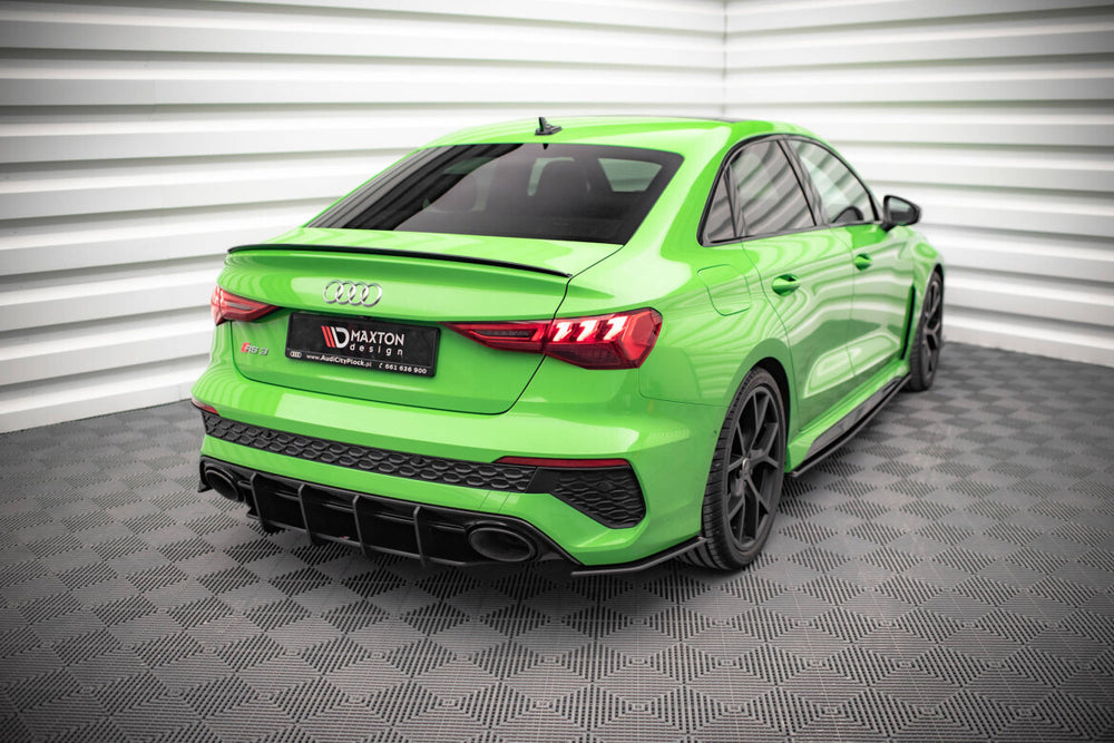 Maxton Parts - Diffusor Flaps passend für Audi RS3 Limousine 8Y schwarz matt