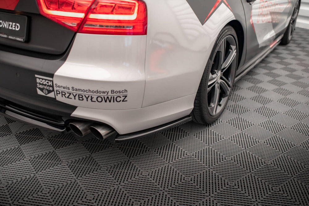 Maxton Parts - Diffusor Flaps passend für Audi S8 D4 schwarz Hochglanz
