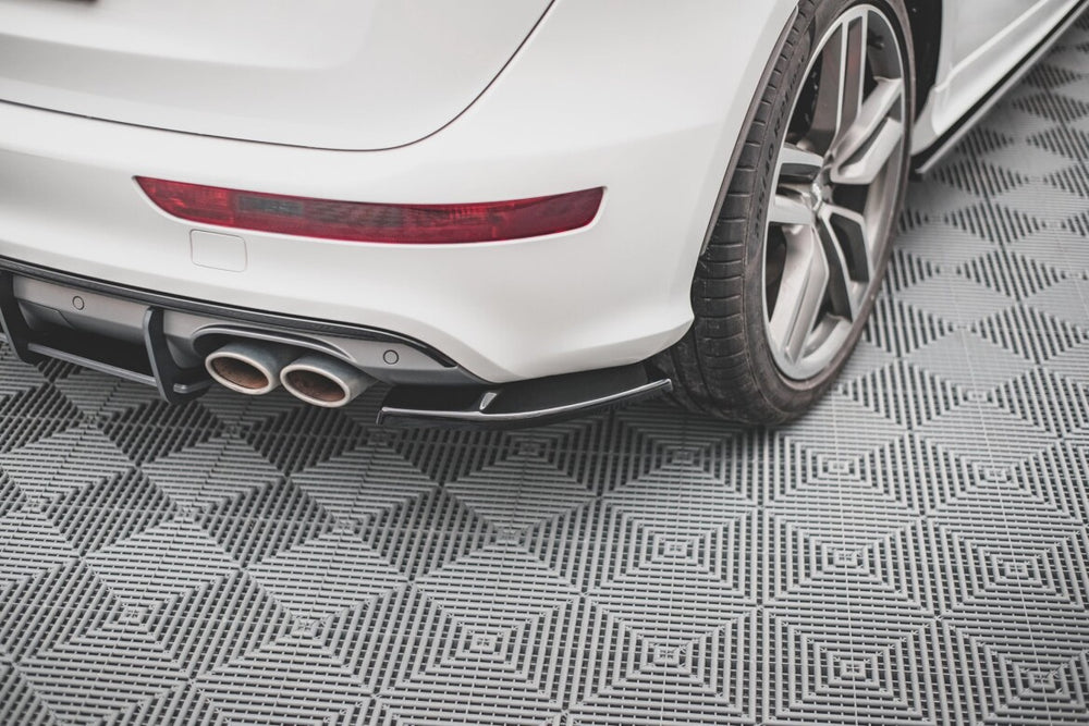 Maxton Parts - Diffusor Flaps passend für Audi SQ5 Mk1 (8R) schwarz Hochglanz