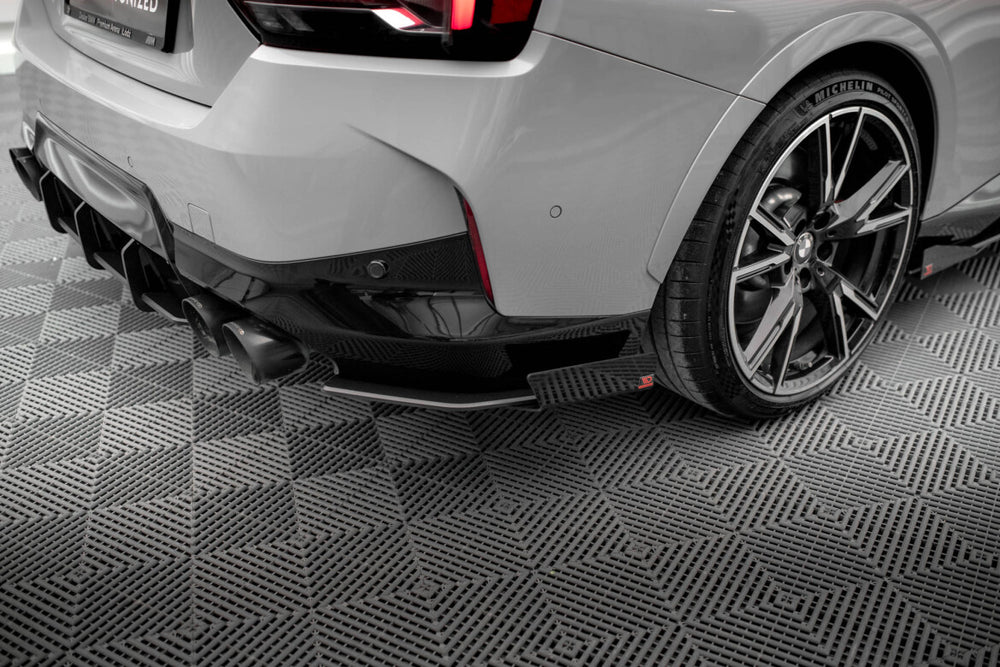 Maxton Parts - Diffusor Flaps passend für BMW 2 Coupe M240i G42 schwarz Hochglanz (BM242MCNC-RSF1-G)