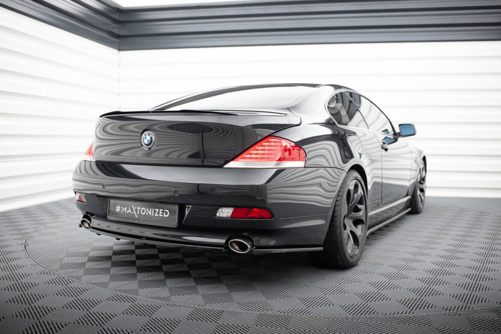 Maxton Parts - Diffusor Flaps passend für BMW 6er Coupe E63 / Cabrio E64 schwarz Hochglanz