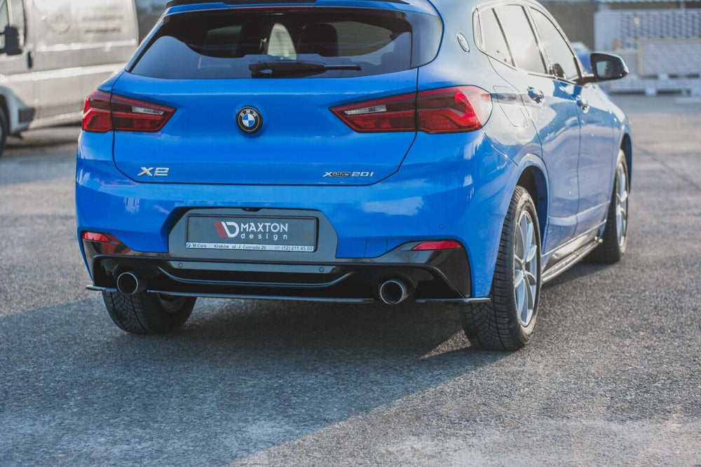 Maxton Parts - Diffusor Flaps passend für BMW X2 F39 M-Paket schwarz Hochglanz