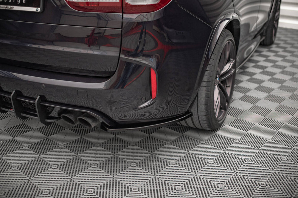 Maxton Parts - Diffusor Flaps passend für BMW X5 M F85 schwarz Hochglanz