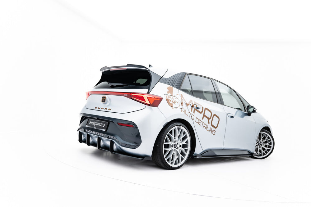 Maxton Parts - Diffusor Flaps passend für CUPRA Born Mk1 schwarz Hochglanz