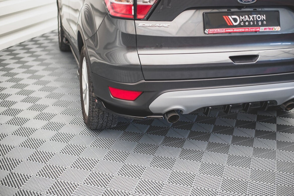 Maxton Parts - Diffusor Flaps passend für Ford Escape Mk3 schwarz Hochglanz