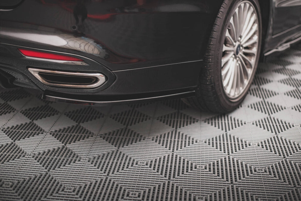 Maxton Parts - Diffusor Flaps passend für Ford Mondeo Mk5 schwarz Hochglanz