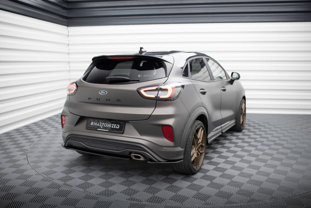 Maxton Parts - Diffusor Flaps passend für Ford Puma ST-Line Mk1 schwarz Hochglanz
