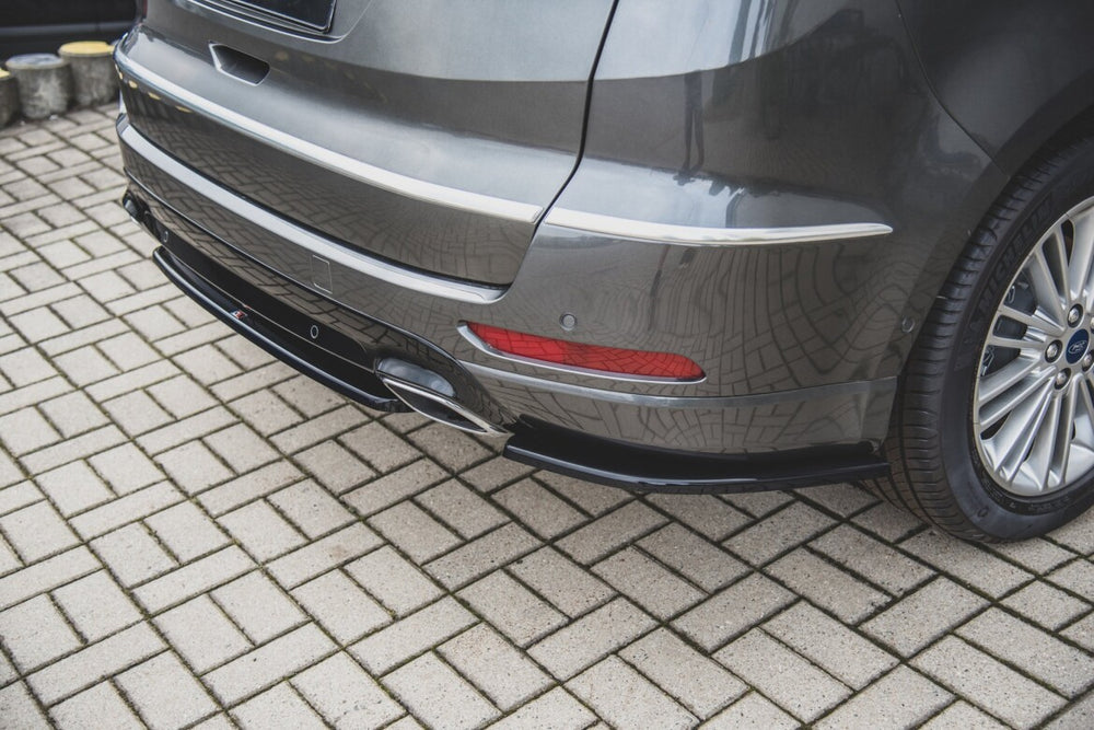 Maxton Parts - Diffusor Flaps passend für Ford S-Max Vignale Mk2 FL schwarz matt