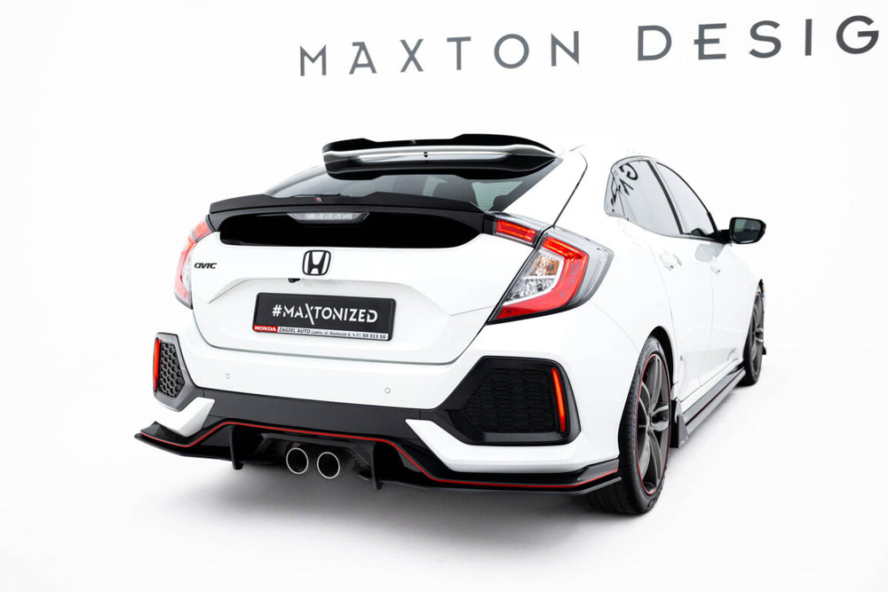 Maxton Parts - Diffusor Flaps passend für Honda Civic Sport Mk 10 schwarz matt