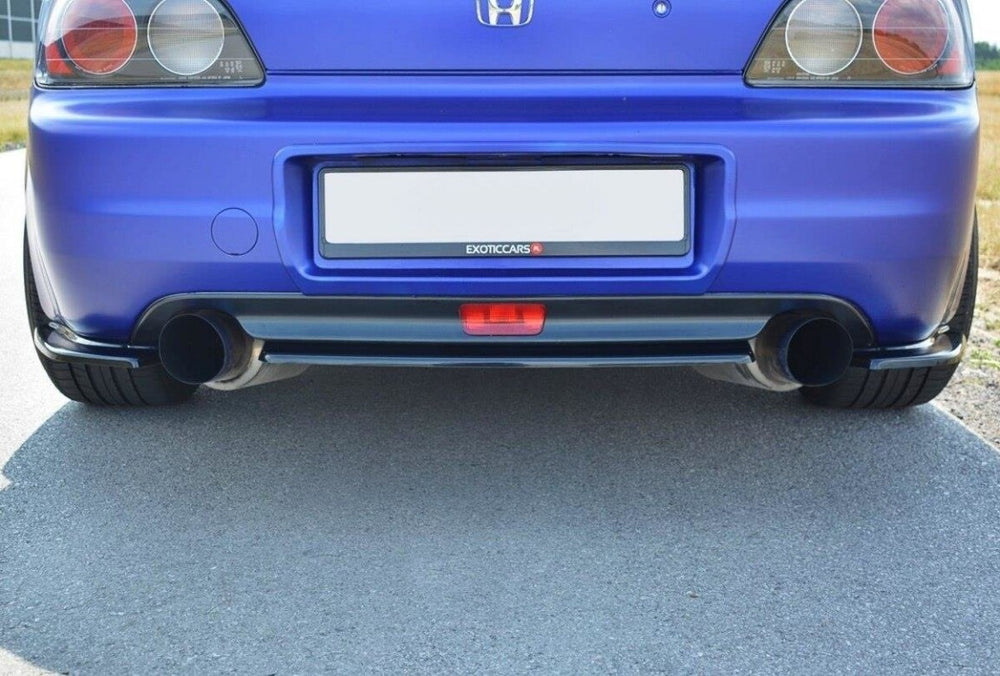 Maxton Parts - Diffusor Flaps passend für Honda S2000 schwarz Hochglanz
