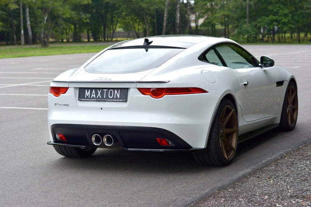 Maxton Parts - Diffusor Flaps passend für Jaguar F-TYPE schwarz Hochglanz
